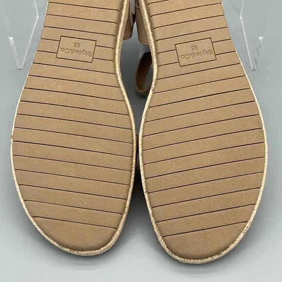 NEW Style & Co Women’s Peggyy Ankle Strap Espadrille Flat Sandal Taupe Size 9.5M - Picture 10 of 10